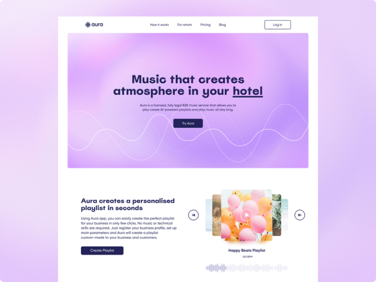 Website Design screenshot